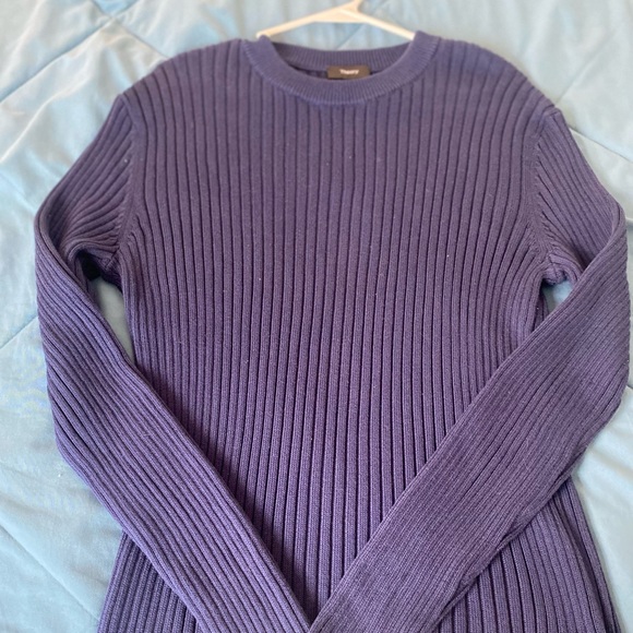 Theory ribbed crew neck sweater - Picture 4 of 12